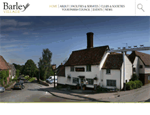 Tablet Screenshot of barley-village.co.uk